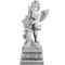 Northlight 28.75" Cherub Angel Standing on Pedestal Outdoor Garden Statue